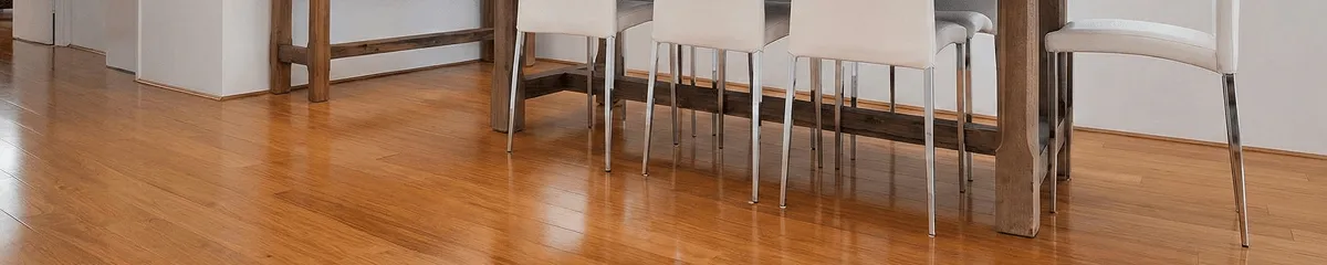 Professionally installed and refinished bamboo flooring in a residential home, showcasing smooth finish and natural wood tones in Irvine, CA