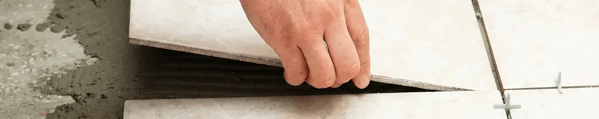 Professional installing ceramic tile floors in Irvine, CA