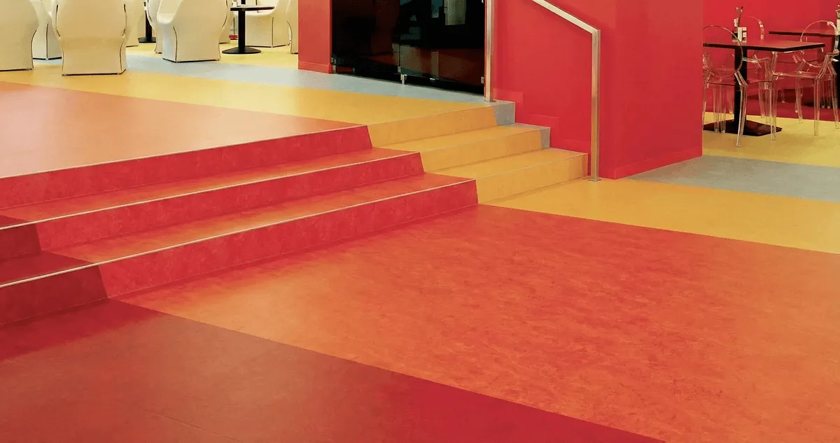 Snack bar with beautiful professionally installed linoleum flooring in Irvine, CA